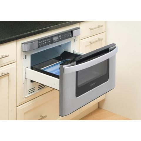(KB6524PSY) Sharp 24-inch, 1.2 cu. ft. Microwave Oven Drawer KB6524PSY