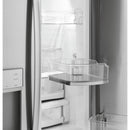 GE Profile 36-inch, 22.1 cu.ft. Counter-Depth French 3-Door Refrigerator with External Water and Ice Dispensing System PYD22KSLSSPYD22KSLSS