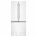 KitchenAid 30-inch, 19.7 cu. ft. French 3-Door Refrigerator with Ice and Water KRFF300EWHKRFF300EWH