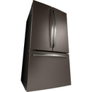 GE 36-inch, 27 cu.ft. Freestanding French 3-Door Refrigerator with Internal Water Dispenser GNE27JMMES