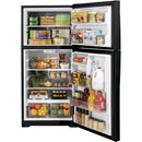 GE 30-inch, 19.1 cu. ft. Top Freezer Refrigerator GTS19KGNRBB