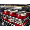 KitchenAid 36-inch Freestanding Dual-Fuel Range with Even-Heat™ KDRS467VBKKDRS467VBK