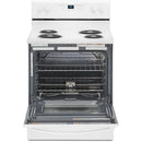 Whirlpool 30-inch Freestanding Electric Range with Keep Warm Setting  (White)WFC150M0JW