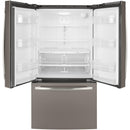 GE 36-inch, 27 cu.ft. Freestanding French 3-Door Refrigerator with Internal Water Dispenser GNE27JMMES