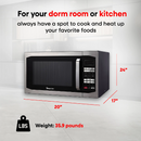 Magic Chef 1.6 Countertop Microwave (Stainless Steel)MCM1611ST
