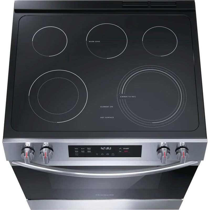 Frigidaire 30-inch Freestanding Electric Range with EvenTemp™ FCFE3062AS