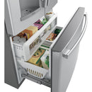 GE Profile 36-inch, 22.2 cu.ft. Counter-Depth French 3-Door Refrigerator with Water and Ice Dispensing System PYE22KSKSSPYE22KSKSS
