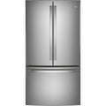 GE Profile 36-inch, 23.1 cu. ft. Counter-Depth French 3-Door Refrigerator with Interior Ice Maker PWE23KYNFS
