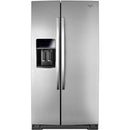 Whirlpool 36-inch, 19.9 cu. ft. Counter-Depth Side-by-Side Refrigerator with Ice and Water WRS970CIDM