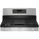 GE 30-inch Freestanding Gas Range with Convection Technology JGBS86SPSS