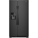 Whirlpool 33-inch, 21.4 cu. ft. Side-By-Side Refrigerator WRS321SDHB (Black)WRS321SDHB