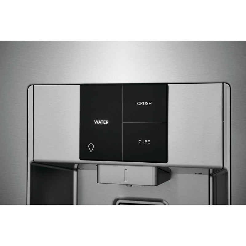 Frigidaire Professional 36-inch, 21.8 cu.ft. Counter-Depth French 4-Door Refrigerator with External Water and Ice System PRMC2285AF