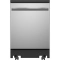 GE Portable Dishwasher with Sanitize Option GPT225SSLSS