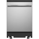 GE 24-inch Portable Dishwasher with Sanitize Option GPT225SSLSS (Stainless Steel) (GPT225SSLSS)