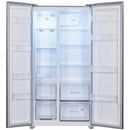 Frigidaire 36-inch, 18.8 cu.ft. Counter-Depth Side-by-Side Refrigerator with LED Lighting FRSG1915AV