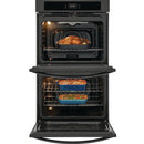 Frigidaire 30-inch Double Electric Wall Oven with Fan Convection FCWD3027AB