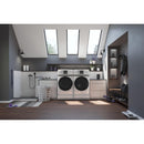 GE Profile 4.6 cu. ft. UltraFast Combo with Ventless Inverter Heat Pump Technology Washer/Dryer PFQ83HSSWWW (PFQ83HSSWWW)