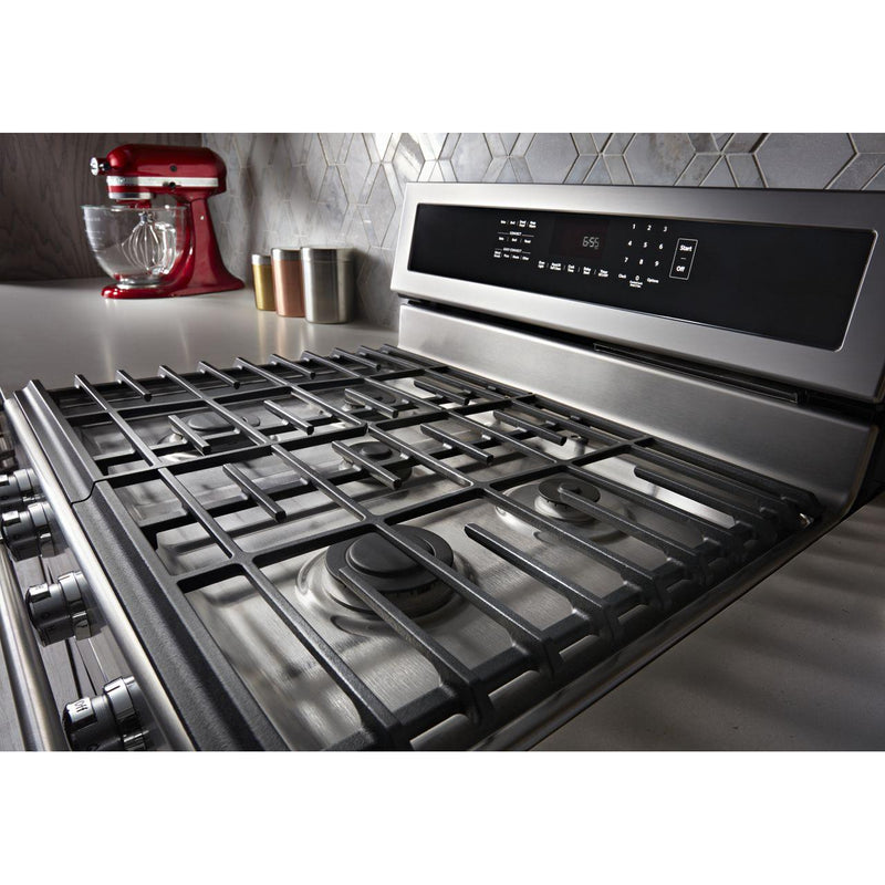 KitchenAid 30-inch Freestanding Gas Range KFGG500ESS