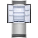 Forno 17.48 cu. ft. French 3-Door Refrigerator FFFFD1974-35SGFFFFD197435SG