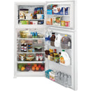 Frigidaire 30-inch, 20 cu.ft. Freestanding Top Freezer Refrigerator with LED Lighting FFHT2045VW