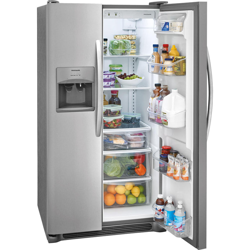 Frigidaire 36-inch, 25.6 cu. ft. Side-By-Side Refrigerator FFSS2615TS