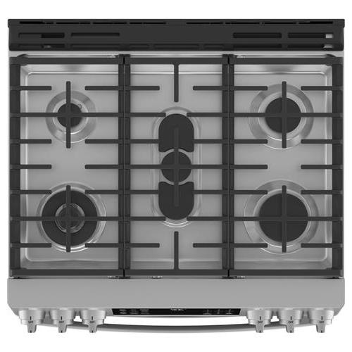 GE Profile 30-inch Slide-In Gas Range PGS960YPFS