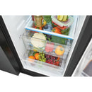 Frigidaire 36-inch, 25.6 cu.ft. Freestanding Side-by-Side Refrigerator with Ice and Water Dispensing System FRSS2623AD