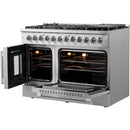 Forno Galiano 48" Freestanding French Door Dual Fuel Range FFSGS6356-48 (FFSGS635648)