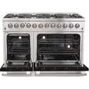 Forno Galiano Alta Qualita 48-inch Freestanding Dual Fuel Range with Convection Technology FFSGS6156-48BLKFFSGS615648BLK