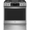 GE Profile 30-inch Slide-in Dual-Fuel Range with Wi-Fi Connect P2S930YPFSP2S930YPFS