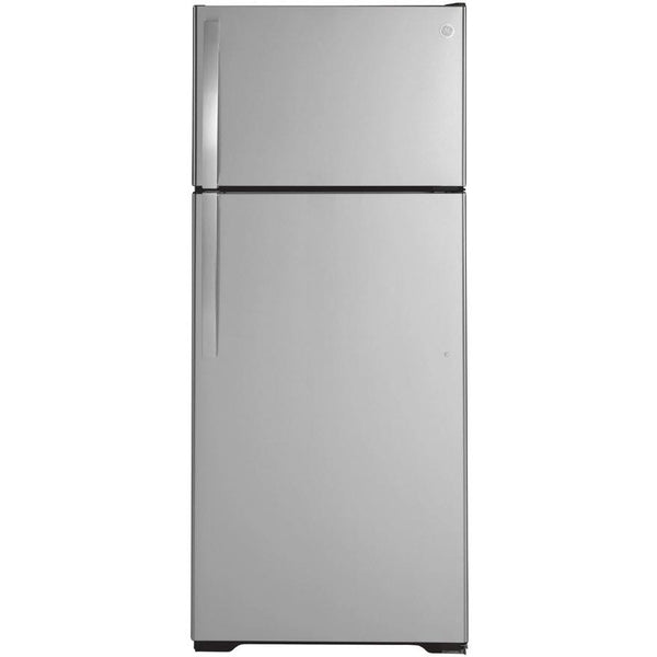 GE 28-inch, 17.5 cu. ft. Freestanding Top Freezer Refrigerator GTS18HYNRFS