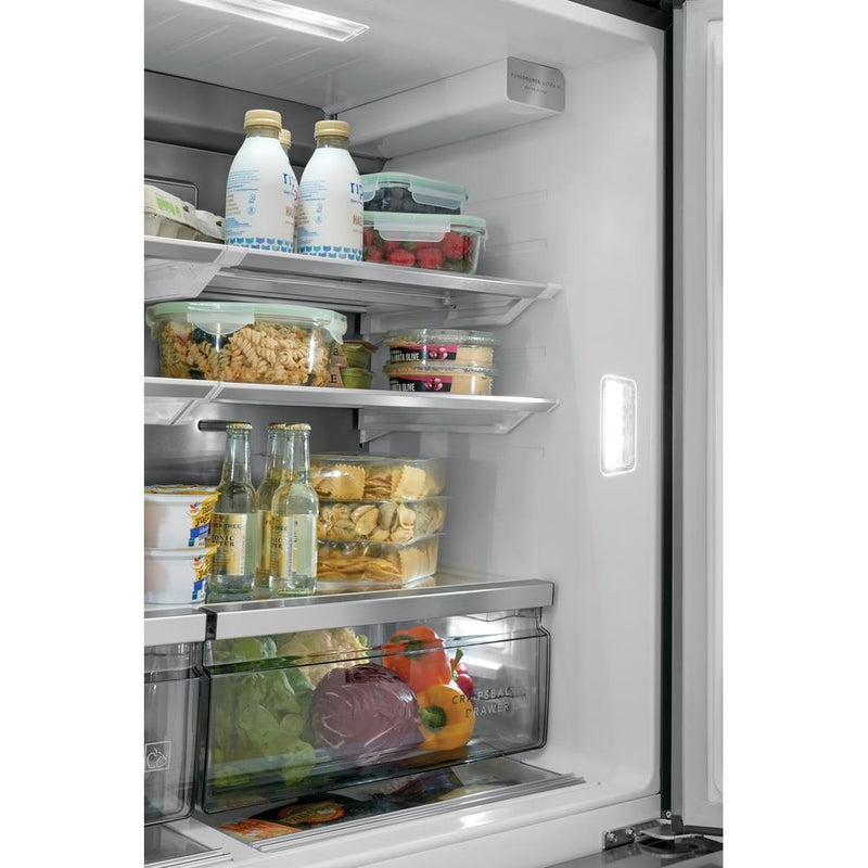 Frigidaire Professional 36-inch, 21.8 cu.ft. Counter-Depth French 4-Door Refrigerator with External Water and Ice System PRMC2285AF