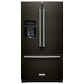 KitchenAid French 3-Door Refrigerator with External Water and Ice Dispensing System KRFF577KBS