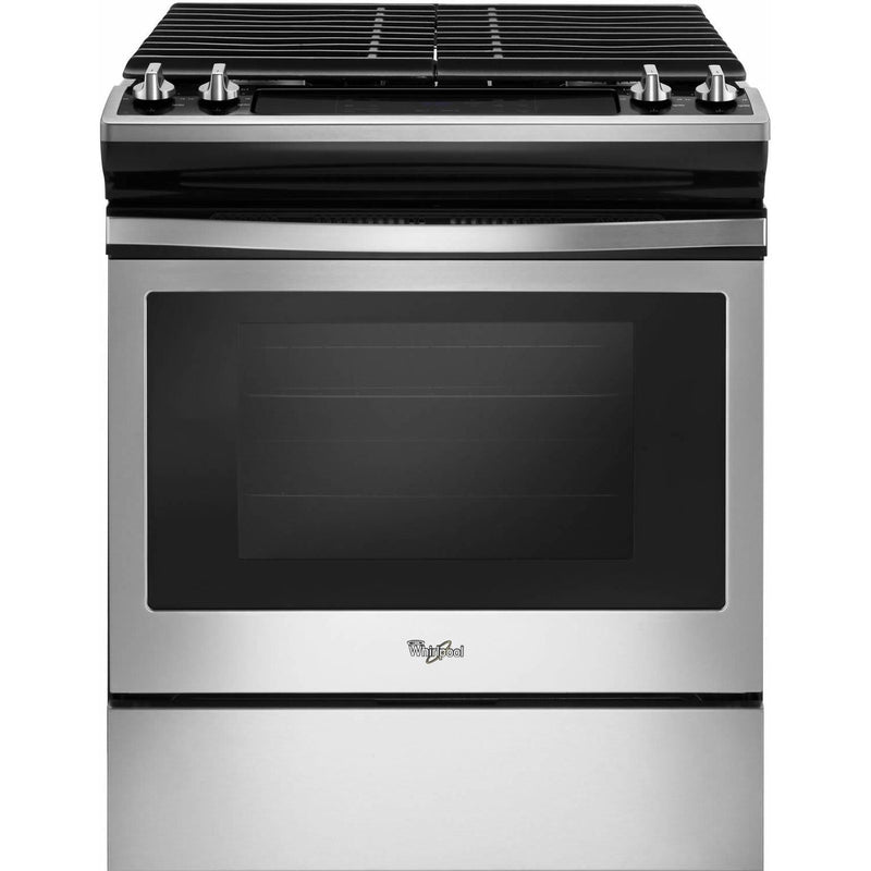 (WEG515S0FS) Whirlpool 30-inch Slide-In Gas Range WEG515S0FS