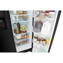 Frigidaire 36-inch, 25.6 cu.ft. Freestanding Side-by-Side Refrigerator with Ice and Water Dispensing System FRSS2623AB (FRSS2623AB)