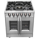 Forno 30-inch Freestanding Electric Dual Fuel Raneg FFSGS6325-30FFSGS632530
