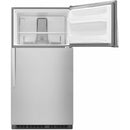 Whirlpool 33-inch, 20.5 cu.ft. Freestanding Top Freezer Refrigerator with Flexi-Side™ Bin WRT311FZDM (Stainless Steel)WRT311FZDM