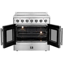 Forno Galiano 36-inch Freestanding French Door Electric Range FFSEL6917-36