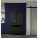 GE 36-inch, 25.6 cu. ft. French 3-Door Refrigerator GFE26JGMBB
