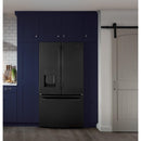 GE 36-inch, 25.6 cu. ft. French 3-Door Refrigerator GFE26JGMBB