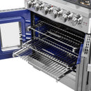 Forno 30-inch Capriasca Freestanding Gas Range with French Door FFSGS6460-30FFSGS646030