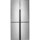 Haier 33-inch, 16.4 cu. ft. Counter-Depth French 4-Door Refrigerator HRQ16N3BGSHRQ16N3BGS