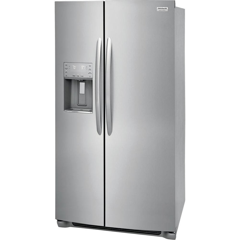 (GRSS2652AF) Frigidaire Gallery 36-inch, 25.6 cu.ft. Freestanding Side-by-Side Refrigerator with Ice and Water Dispensing System GRSS2652AF