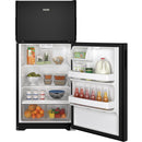 Hotpoint 28-inch, 14.6 cu. ft. Top Freezer Refrigerator HPS15BTHRBB