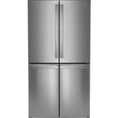GE Profile 36-inch, 28.4 cu. ft. French 4-Door Refrigerator with Built-In WiFi PAD28BYTFSPAD28BYTFS