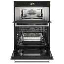 KitchenAid 30-inch, 6.4 cu.ft. Built-in Combination Oven with Even-Heat™ True Convection KOCE900HBSKOCE900HBS