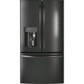 GE Profile 36-inch, 27.8 cu.ft. Freestanding French 3-Door Refrigerator with Keurig® K-Cup® Brewing System PFE28PBLTS