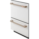 Caf? Built-in Dishwasher (Matte White / Brushed Bronze) (CDD420P4TW2)