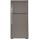 GE 33-inch, 21.9 cu.ft. Freestanding Top Freezer Refrigerator with Upfront Fresh Food Temperature Controls GTS22KMNRESGTS22KMNRES