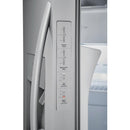 Frigidaire 36-inch, 25.6 cu.ft. Freestanding Side-by-Side Refrigerator with Ice and Water Dispensing System (Stainless Steel)FRSS2623AS